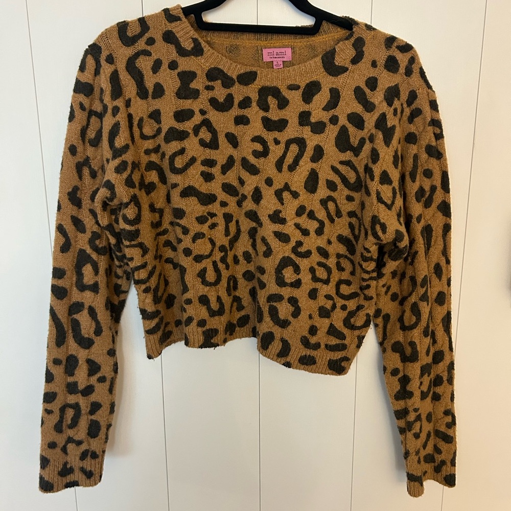 Leopard Print Sweater